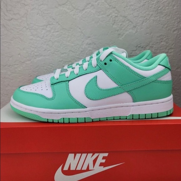 Women’s Nike Dunk Low - Green Glow - Picture 2 of 2